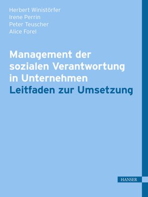 cover image of Management der sozialen Verantwortung in Unternehmen
